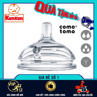 ✔️✔️đủ size✔️✔️ núm ti comotomo silicon siêu mềm