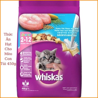 Thức ăn hạt Whiskas Cho Mèo Con Whiskas Junior Gói 450g