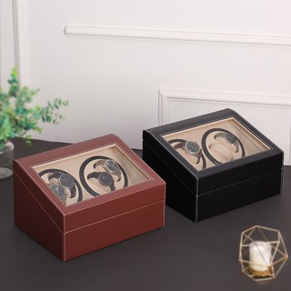 Hộp đựng đồng hồ cơ 4 xoay và 6 trưng bày bằng gỗ - Hộp đựng đồng hồ cơ