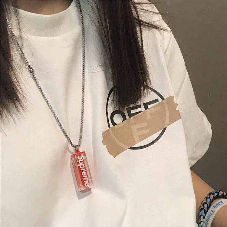 Móc Khóa Hình Logo Supreme 18fw