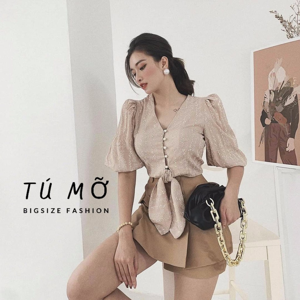 Quần váy Bigsize 6 nút QV0001 Tú Mỡ - Đủ size từ 50-85KG | BigBuy360 - bigbuy360.vn