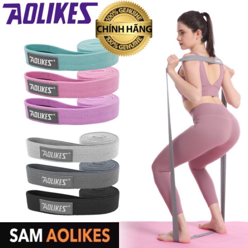 Dây Power Band Kháng Lực Đa Năng Aolikes A3609 Hỗ Trợ Tập Gym, Yoga Chuyên Nghiệp