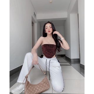 Crop Ống Lai Bầu Yoona