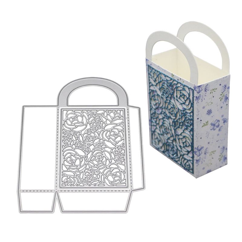 Khuôn Cắt Giấy Kim Loại Hình Hộp 3D