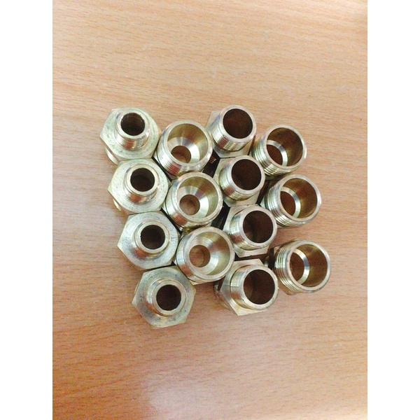 Kép đồng thu 2 đầu ren ngoài 21mm-10mm &amp; 21mm - 12mm