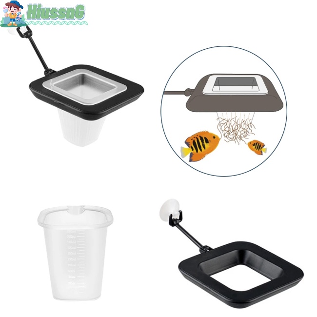 Phễu Nhựa Đựng Giun Đỏ Cho Cá Ăn Tiện Dụng