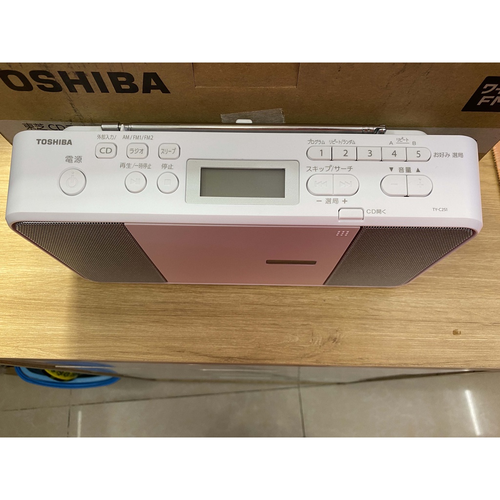 ĐÀI RADIO CASSETTE, CD Toshiba TY-C250 NHẬT BẢN