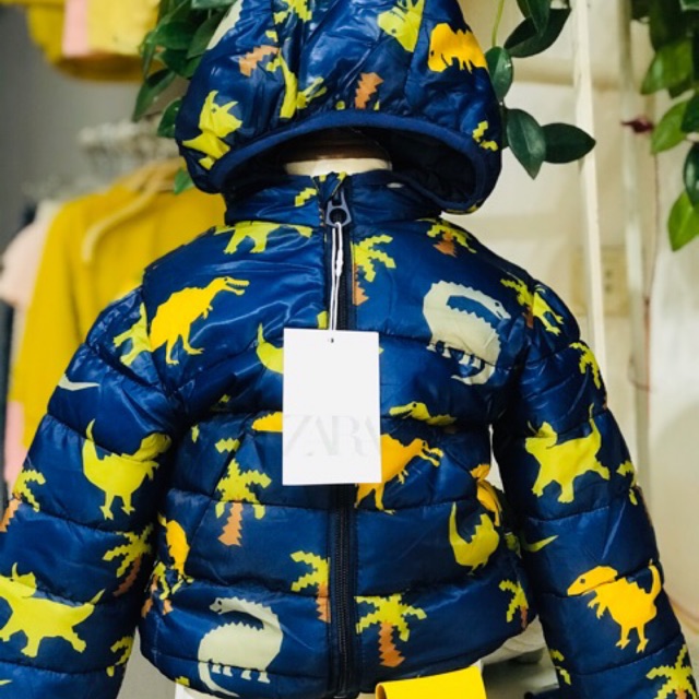 Áo Phao khủng long Zara ( 9/12m - 3/4y)