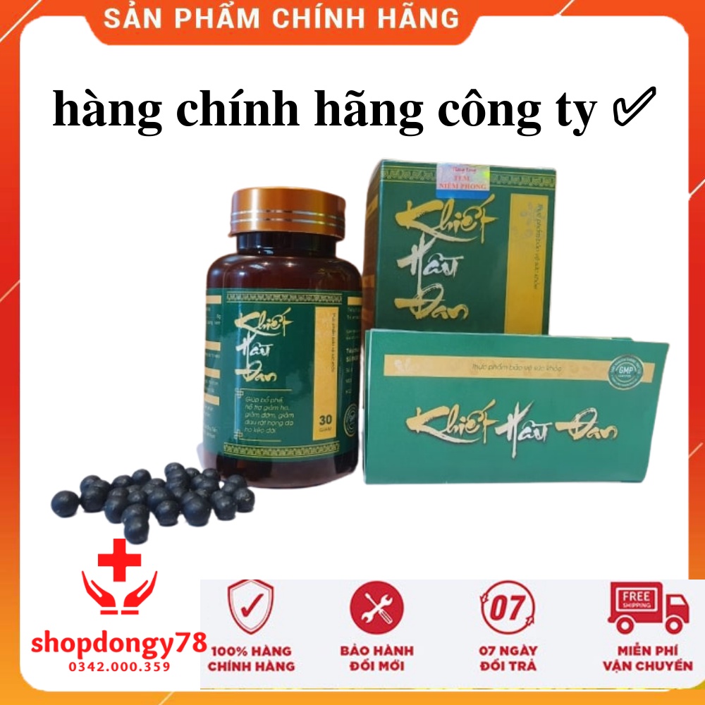 Khiết Hầu Đan (Hàng Chính Hãng Công Ty) Hỗ trợ cải thiện Viêm Họng