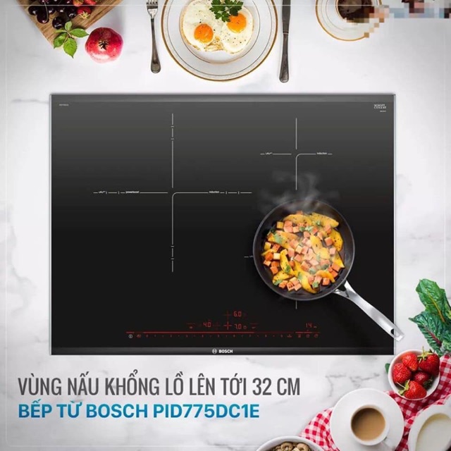 BẾP TỪ BOSCH PID775DC1E -  seri 8 -  dòng bếp cao cấp - đời mới của hãng Bosch - Germany