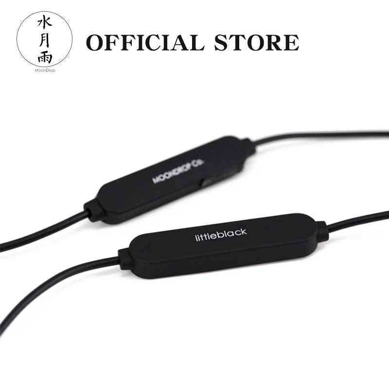 Cáp Bluetooth 5.0 Cao Cấp Moondrop Littleblack Bluetooth 5.0 High quality Bluetooth Cable support Aptx for KZ TRN TFZ earphones