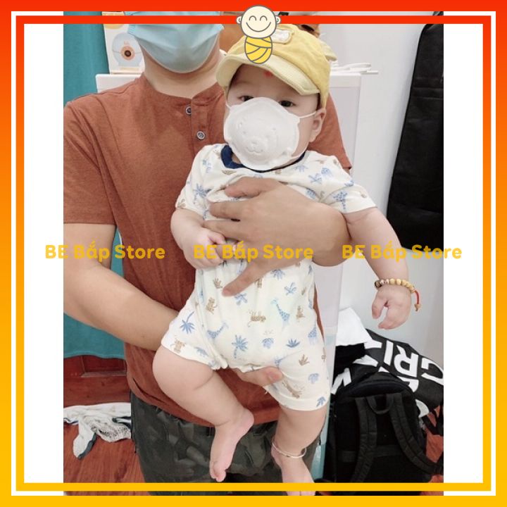 Túi 3 Khẩu Trang Gấu Kichilachi Kháng Khuẩn Chống Bụi Cho Bé Yêu