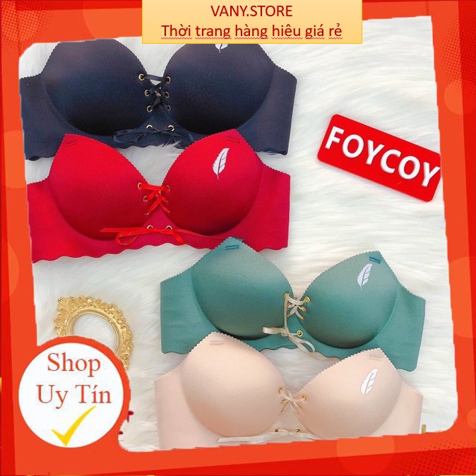 Áo Lót Nữ ❤️FREESHIP❤️ Áo Lót Nữ Cao Cấp Đúc Su không gọng có bàn đỡ chống chảy xệ,dây thắt tạo khe sexy quyến rũ mã C03