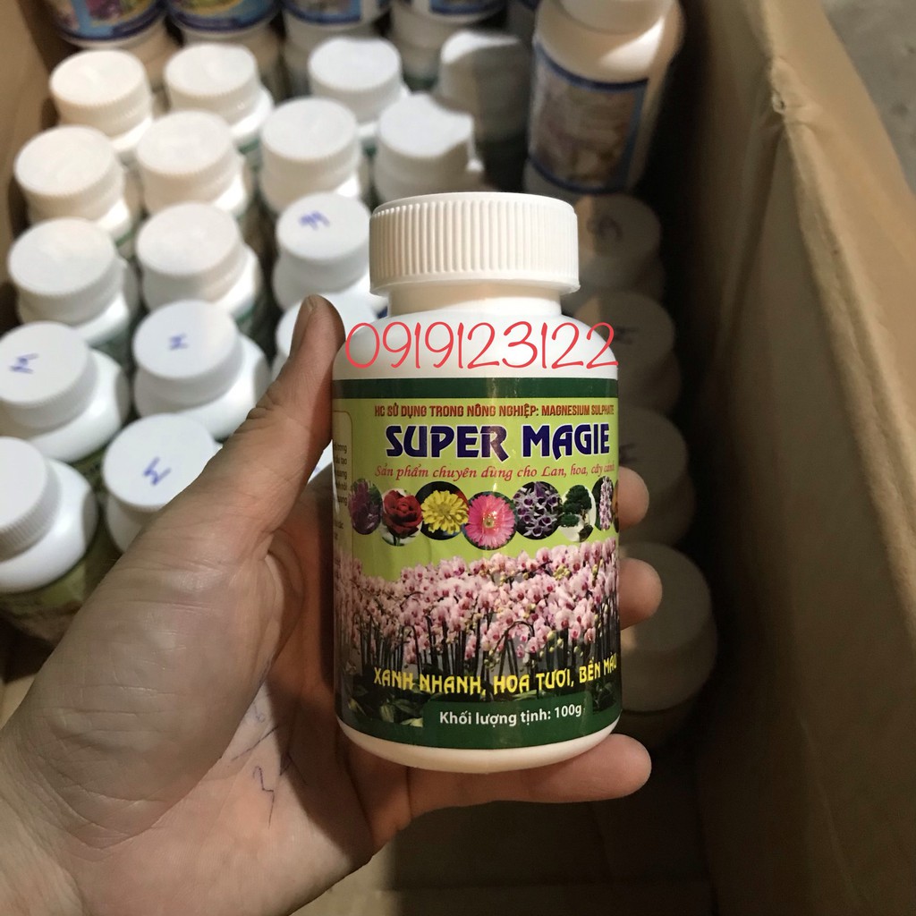 Super magie dành cho hoa lan cây cảnh lọ 100g