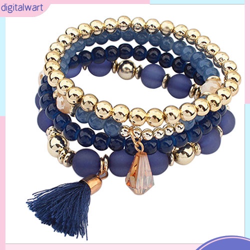 Set 4 Vòng Tay Nhiều Lớp Thời Trang Cho Nữ