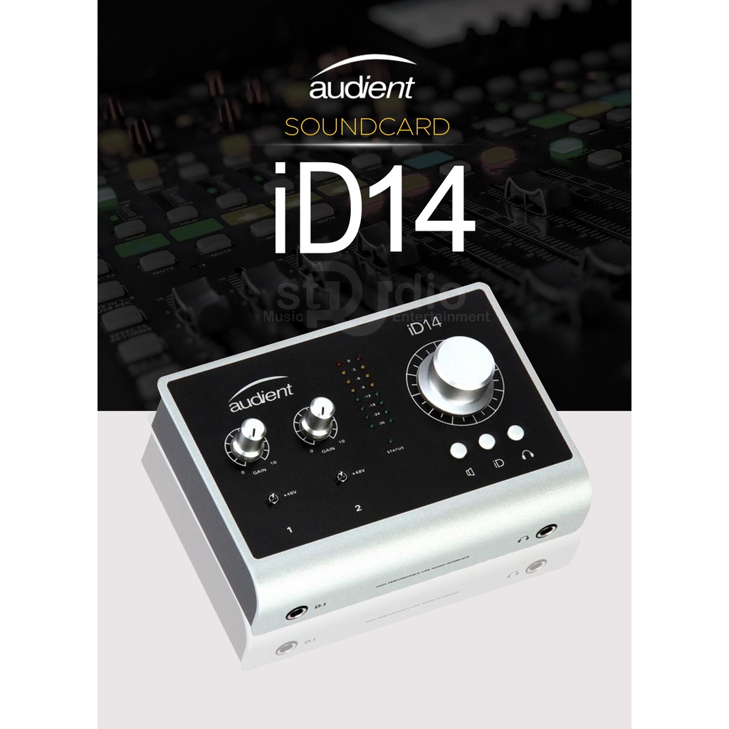Sound card Audient iD14 - Sound card thu âm