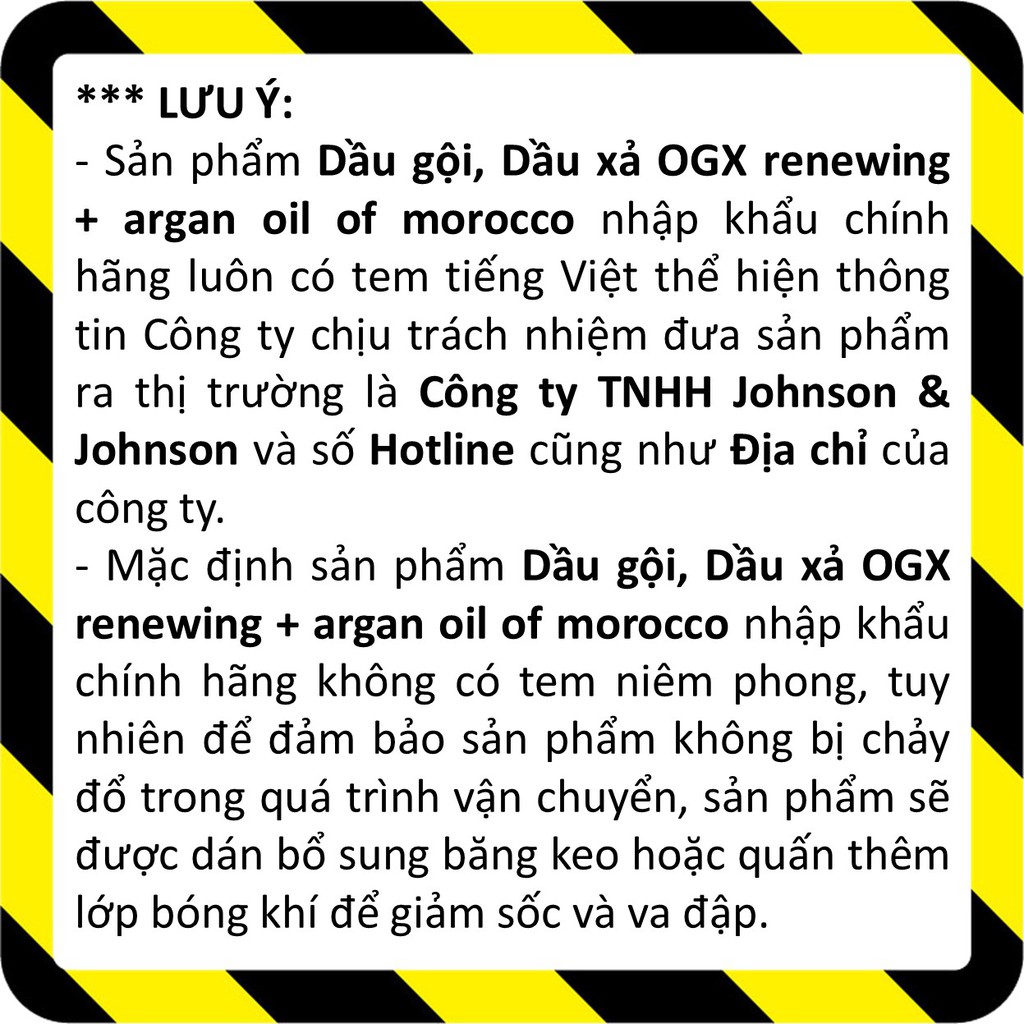 Bộ 2 Chai Dầu Gội Và Dầu Xả Phục Hồi Hư Tổn, Tóc Bóng Khỏe OGX Renewing + Argan Oil Of Morocco (385ml/Chai) - Xanh