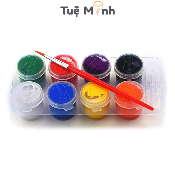 Màu nước bộ 8 màu kèm cọ tô Thiên long Colokit WACO-C06