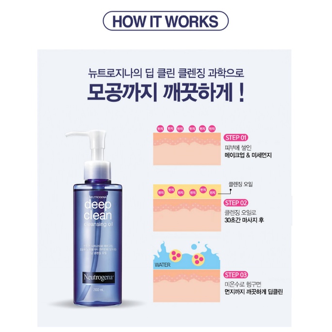 Dầu Tẩy Trang Neutrogena Làm Sạch Sâu Làm Sáng Da 200ml