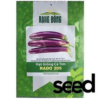 Hạt Giống Cà Tím Rạng Đông 2.5Gram