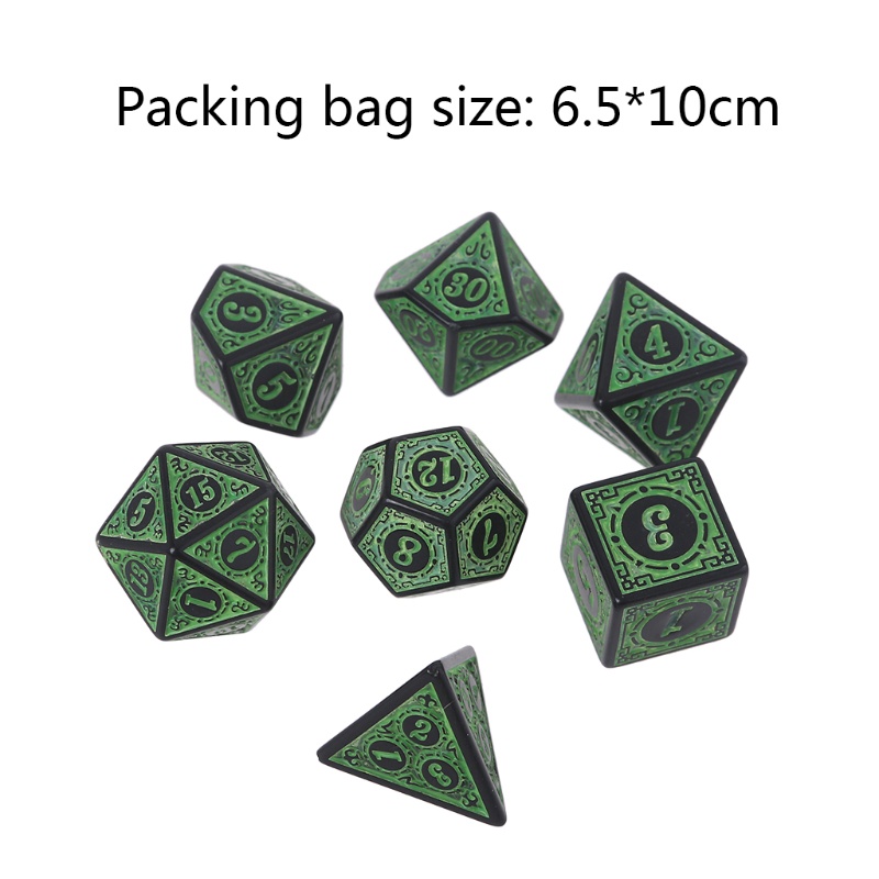 Bộ Xúc Xắc Nhiều Mặt Chơi Game Đa Diện Dùng Cho Câu Lạc Bộ/Tiệc/Tiệc Tùng DIY