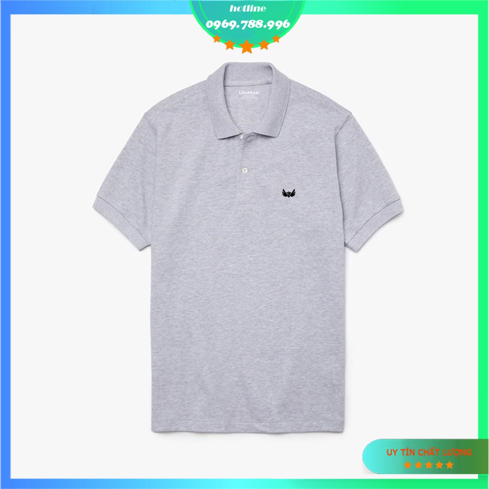 Áo Thun Có Cổ Polo Nam Slimfit Ngắn Tay Cổ Bẻ Vải Cotton Cá Sấu Thoáng Mát,Logo Thêu, Thấm Hút Mồ Hôi Tốt VNXK