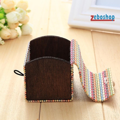 Hộp Đựng Trang Sức Bằng Gỗ Tre Sức Chứa Lớn Dễ Thương Sáng Tạo