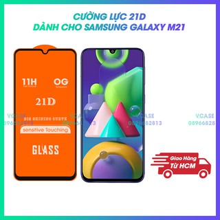 Kính Cường Lực 21D Full Màn Siêu Bền Dành Cho Samsung Galaxy M21