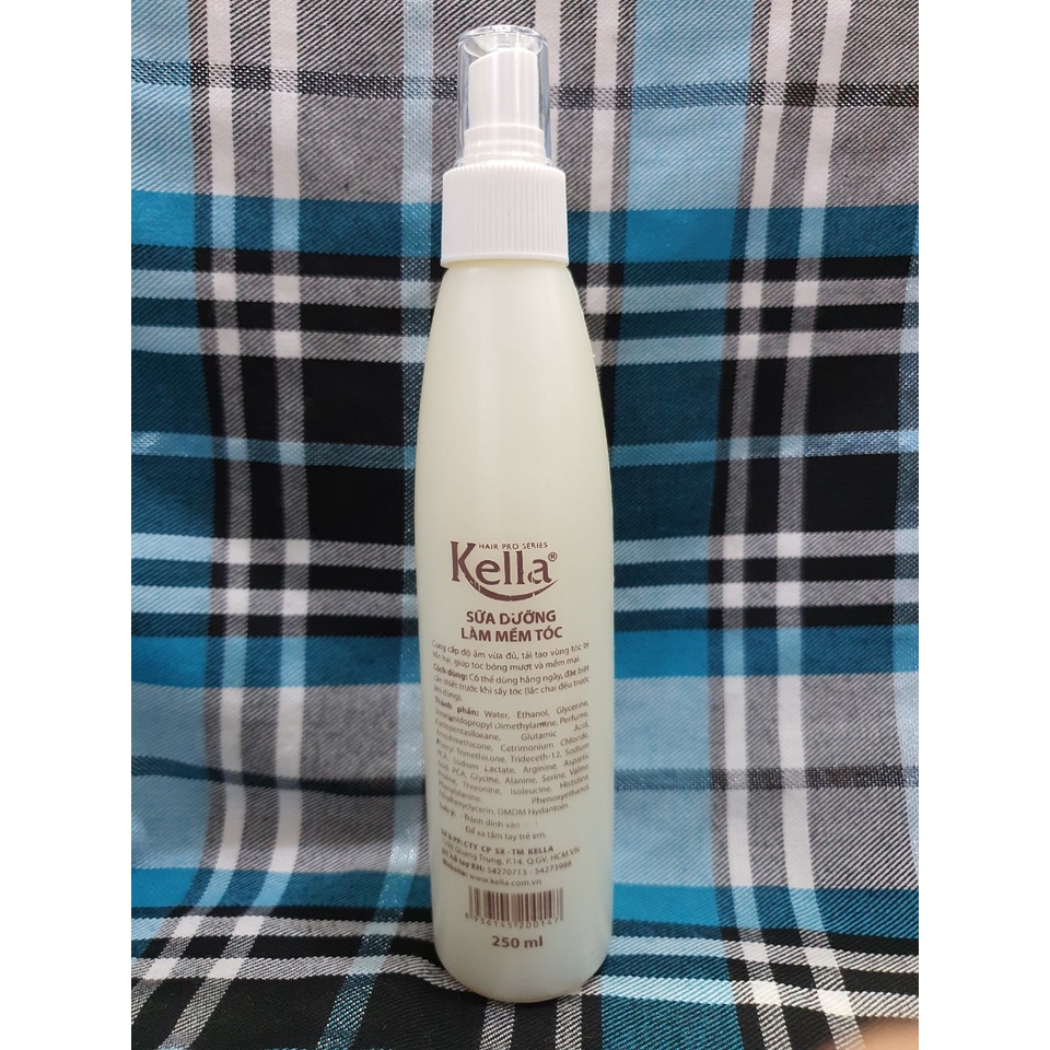 Xịt nước dưỡng trắng làm mềm tóc Kella Hair Deep Moisture Lotion nuôi dưỡng tóc khỏe, phục hồi tóc yếu