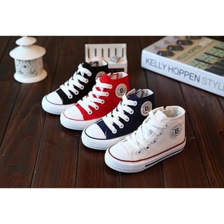 QC sẵn hàng-Giày bata thể thao cổ cao cực cool cho bé trai bé gái - đủ size (GD07)