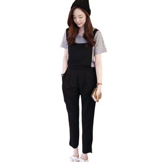 Quần yếm ống suông nữ