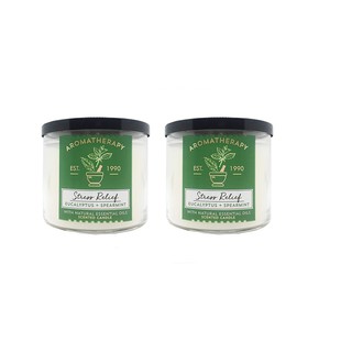Nến thơm 3 Bấc Bath & Body Works Hương Tươi Mát, Thư Giãn