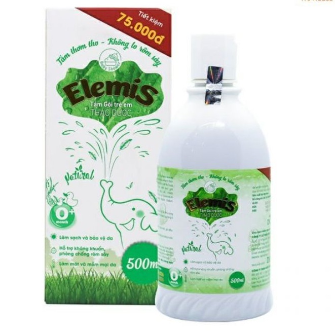 Sữa Tắm Thảo Dược Elemis 500ml Dành Cho Trẻ Nhỏ,Trẻ Rôm Sảy,Mụn Nhọt,Mẩn Ngứa,Hăm Tã,Dị Ứng
