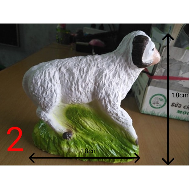 Tượng Cừu Lớn Thạch Cao