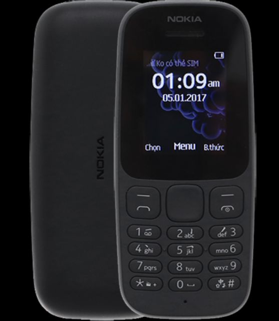 Điện thoại 1sim Nokia 105 hàng chính hãng | BigBuy360 - bigbuy360.vn