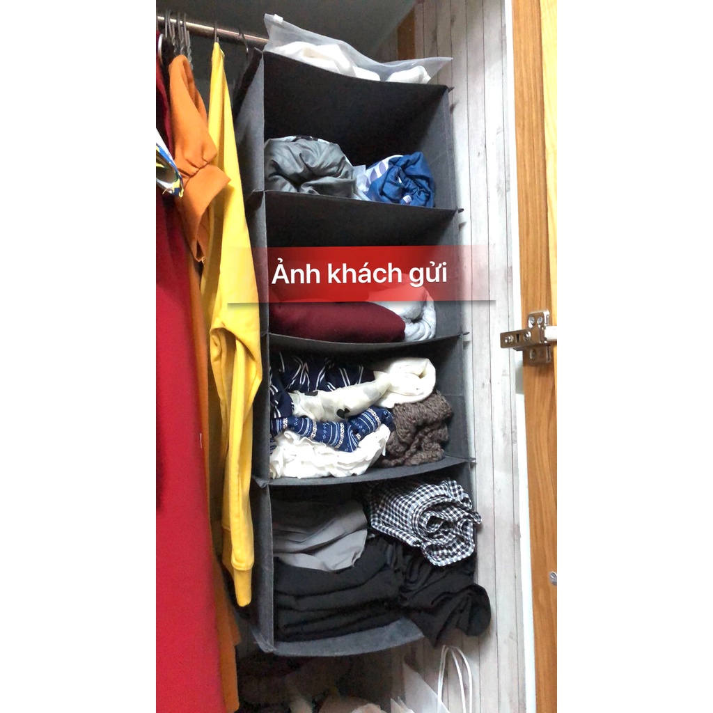 [Hàng VN] Gía treo tủ quần áo chịu lực tốt tiện gọn, dễ tìm phong cách sang trọng Shelf Hanging Storage