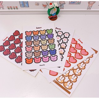 Sticker stamp trang trí