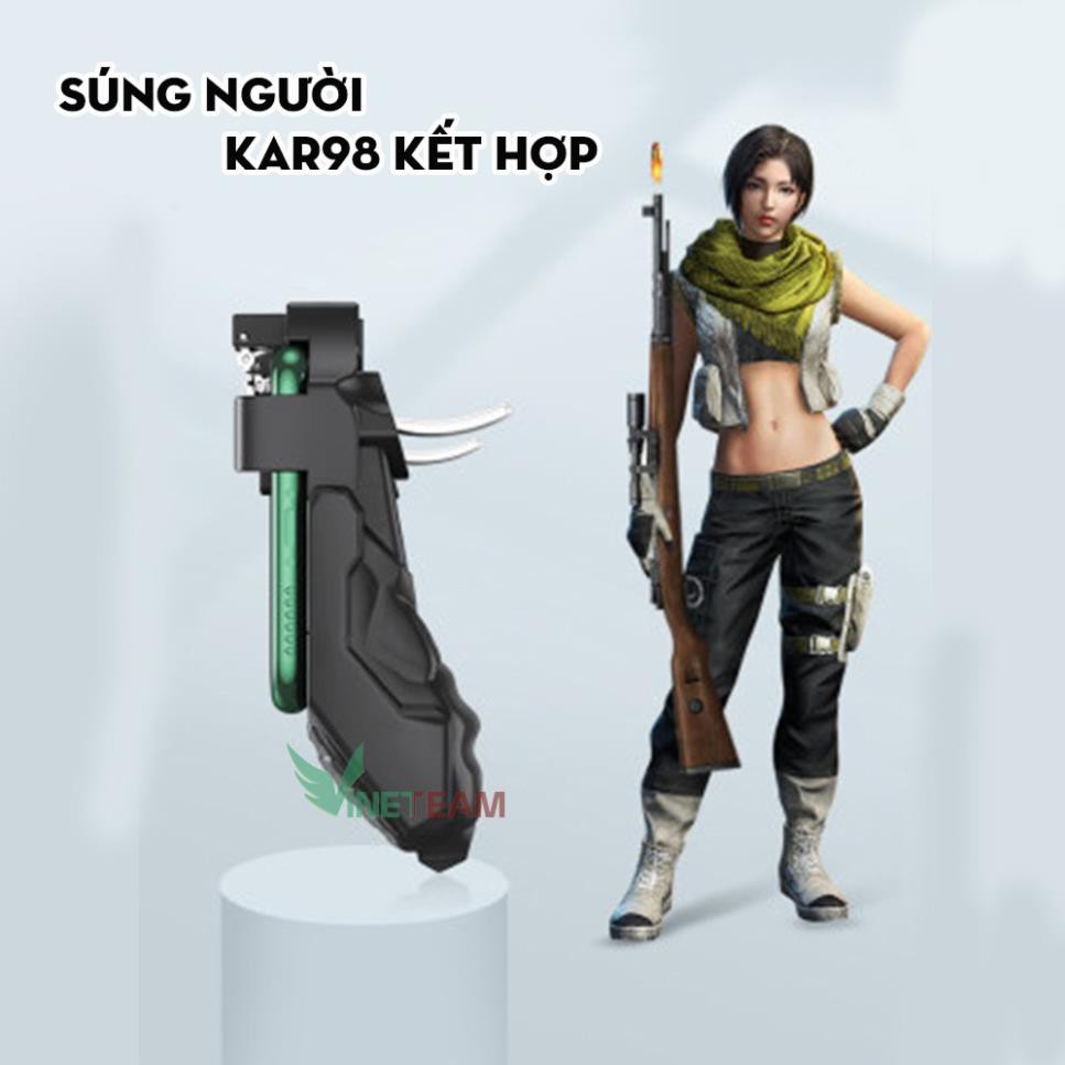 Freeship 50k Tay Cầm Chơi Game K31 Kiêm Giá Đỡ Điện Thoại Phiên Bản Mới Của K21 Chơi PUBG -DC4153