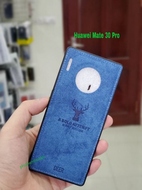 Ốp lưng Huawei Mate 30 Pro FREESHIP Từ 50k chống sốc vải đầu hươu