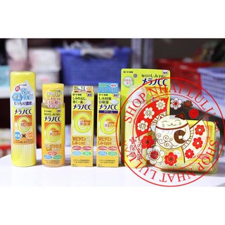 Bộ dưỡng trắng da chống thâm nám Melano CC Nhật Bản