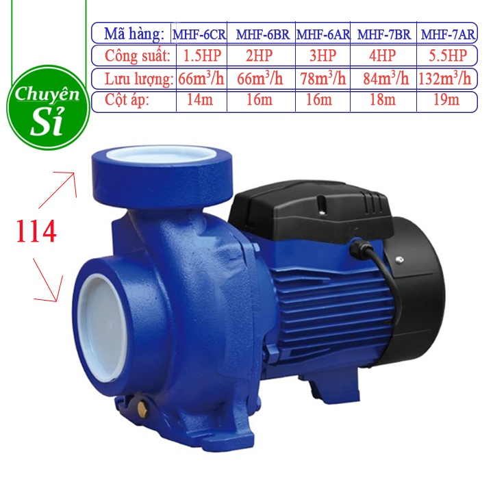 Máy bơm nước lưu lượng EWARA MHF-6CR, MHF-6BR, MHF-6AR, MHF-7BR, MHF -7AR (1.5Hp - 2Hp - 3Hp - 4Hp - 6Hp)