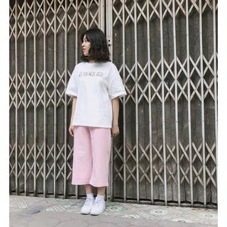 Quần ống Rộng lửng Culottes trơn