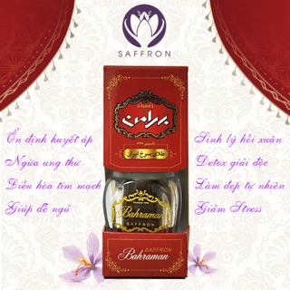 [Freeship] 1gam Saffron Negin- Trà Nhuỵ Hoa Nghệ Tây Chuẩn Iran date 2023