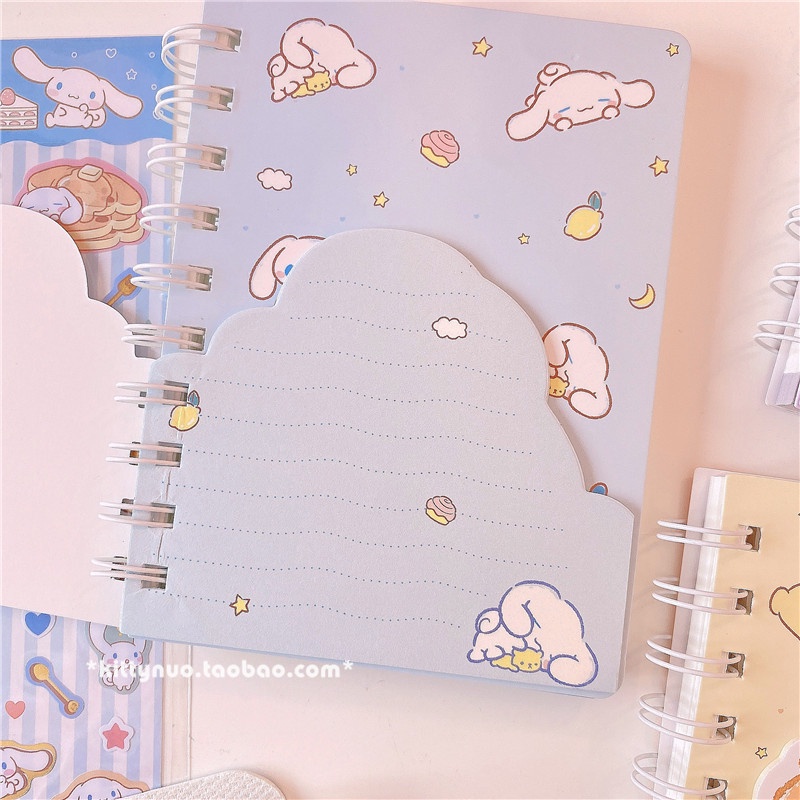 Sổ tay ghi chú Cinnamoroll Babycinnamoroll MelodyA6 dễ thương