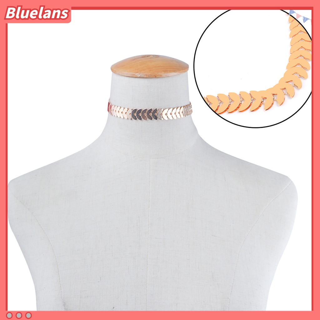 Vòng Cổ Choker Hình Chiếc Lá Thời Trang Cho Nữ