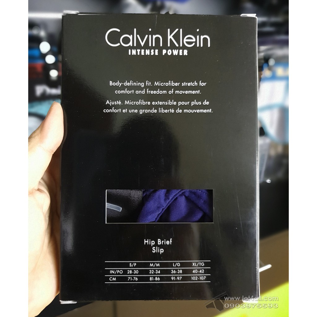 [CHÍNH HÃNG] Quần lót nam Calvin Klein NB1044 Intense Power Micro Hip Brief Purple Night