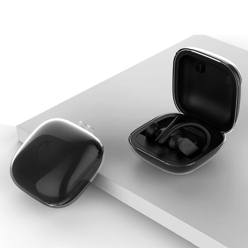 Vỏ TPU Trong Suốt Bảo Vệ Hộp Sạc Tai Nghe Powerbe Pro