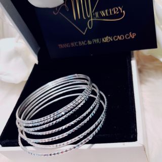 Vòng tay bạc 💖FREESHIP Giảm 20K Khi Nhập [ DAYC20KM]- Vòng Ximen bạc 925 cao cấp, cực xinh xắn, bạc chuẩn 100%
