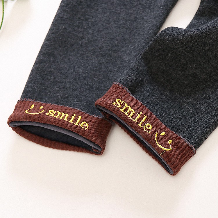 Quần legging lót lông SMILE bé gái size 8-17kg QD
