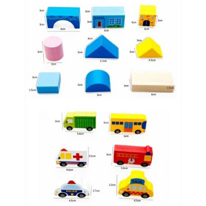 Bộ xếp hình thành phố tương lai 62 chi tiết